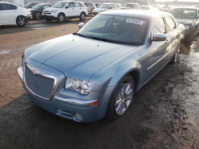 2C3KA33G48H310034 - 2008 CHRYSLER 300 LIMITE BLUE photo 2