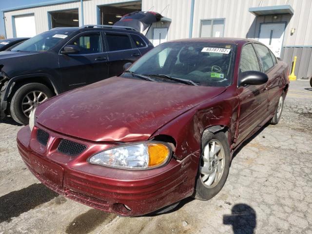 1G2NF52E72M646579 - 2002 PONTIAC GRAND AM S MAROON photo 2