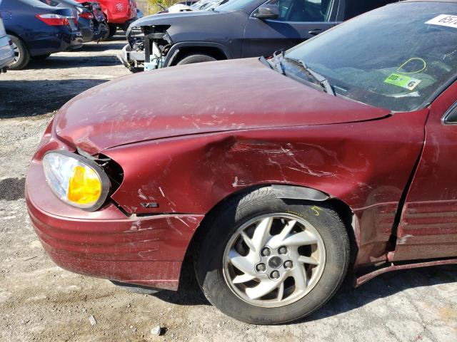 1G2NF52E72M646579 - 2002 PONTIAC GRAND AM S MAROON photo 9