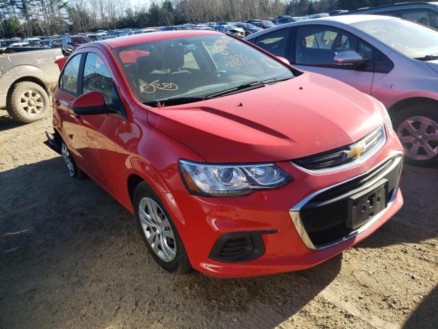 1G1JB5SBXL4118430 - 2020 CHEVROLET SONIC LS RED photo 1