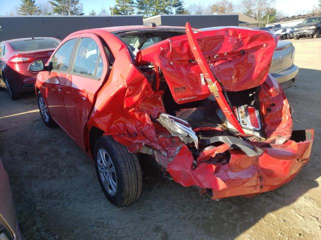 1G1JB5SBXL4118430 - 2020 CHEVROLET SONIC LS RED photo 3