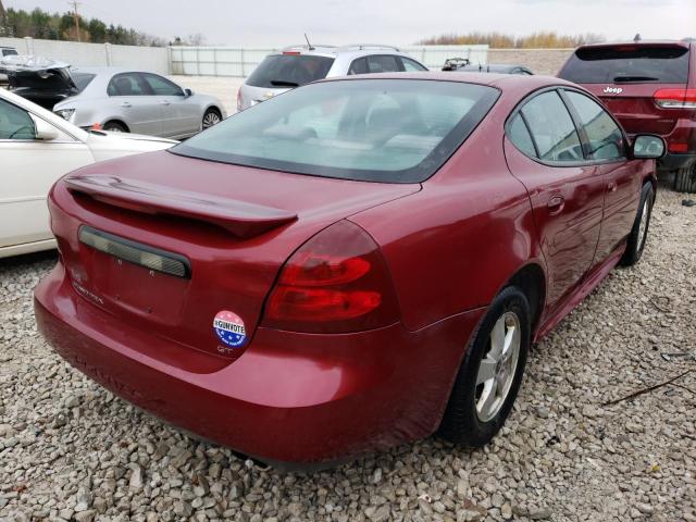 2G2WS522651179435 - 2005 PONTIAC GRAND PRIX წითელი ფოტო 4