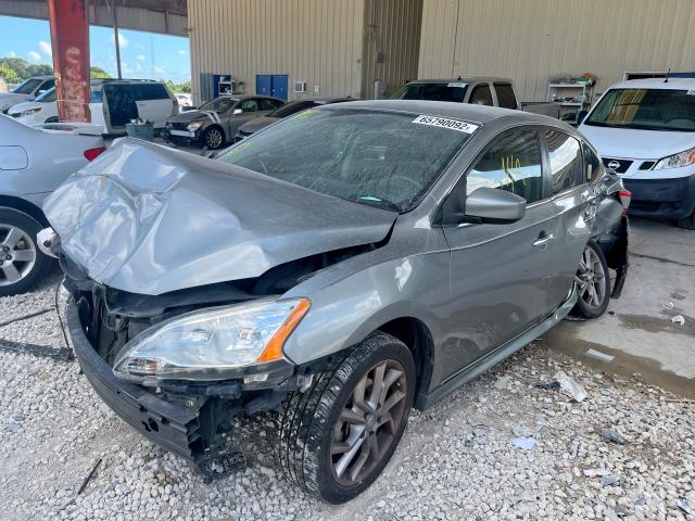 3N1AB7AP9EY339200 - 2014 NISSAN VERSA GRAY photo 2