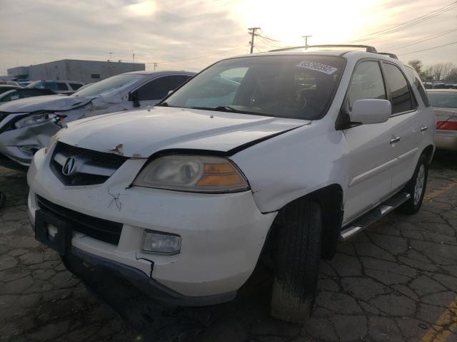 2HNYD18885H513162 - 2005 ACURA MDX TOURIN WHITE photo 2