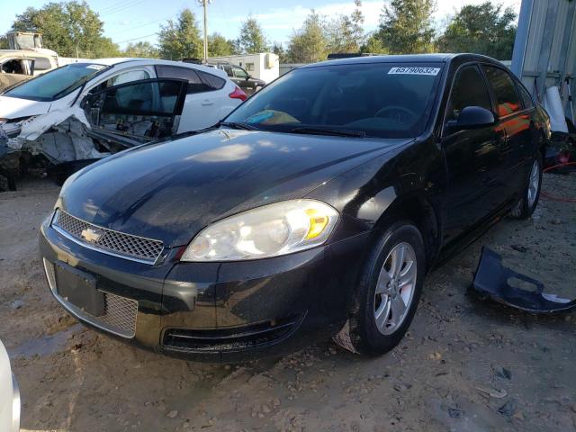 2G1WA5E35E1109677 - 2014 CHEVROLET IMPALA LIM BLACK photo 2