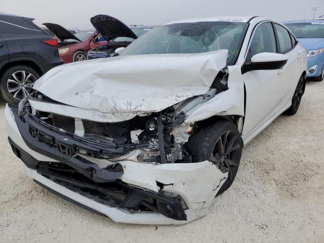 2HGFC2E86KH583962 - 2019 HONDA CIVIC SPOR 白色 照片 2