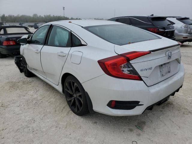 2HGFC2E86KH583962 - 2019 HONDA CIVIC SPOR WHITE photo 3