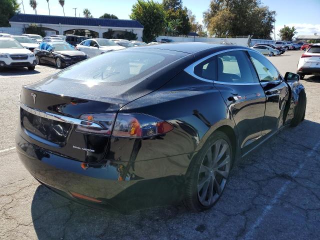 5YJSA1E22MF427497 - 2021 TESLA MODEL S Սև լուսանկար 4
