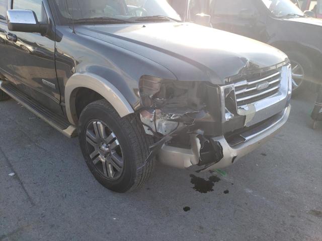 1FMEU74E37UA53654 - 2007 FORD EXPLORER E CHARCOAL photo 9