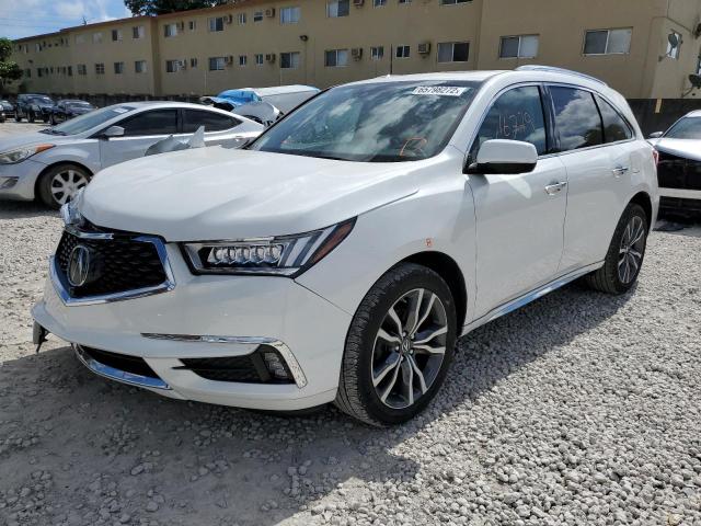 5J8YD4H90LL014535 - 2020 ACURA MDX ADVANC WHITE photo 2