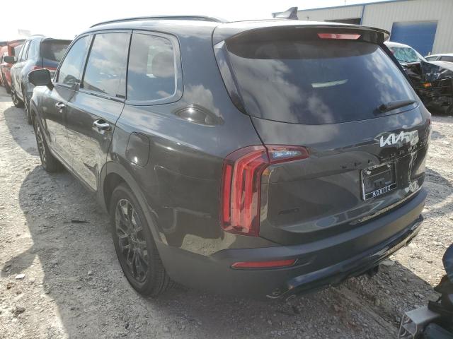 5XYP5DHC0NG277514 - 2022 KIA TELLURIDE GRAY photo 3