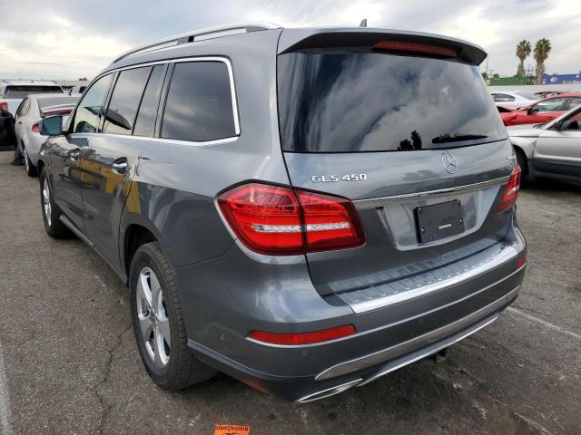 4JGDF6EE3JB035642 - 2018 MERCEDES-BENZ GLS 450 4M GRAY photo 3