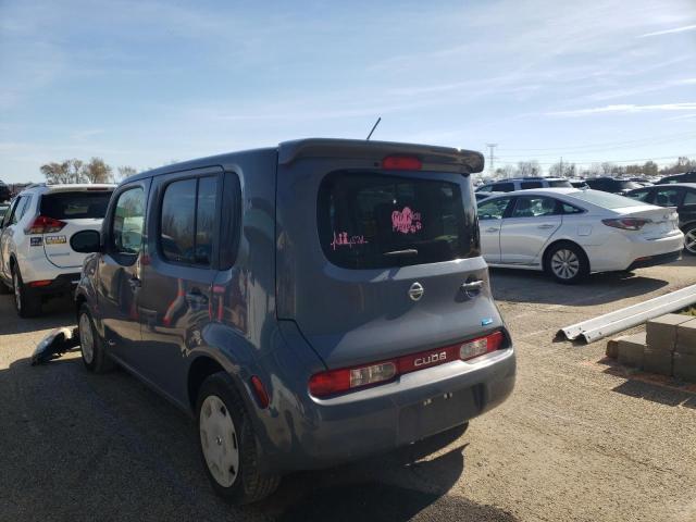 JN8AZ2KR8DT302582 - 2013 NISSAN CUBE S GRAY photo 3