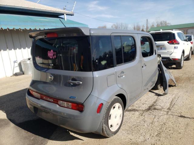 JN8AZ2KR8DT302582 - 2013 NISSAN CUBE S GRAY photo 4