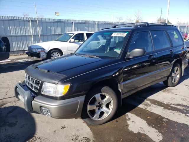 JF1SF6553XH736821 - 1999 SUBARU FORESTER S შავი ფოტო 1