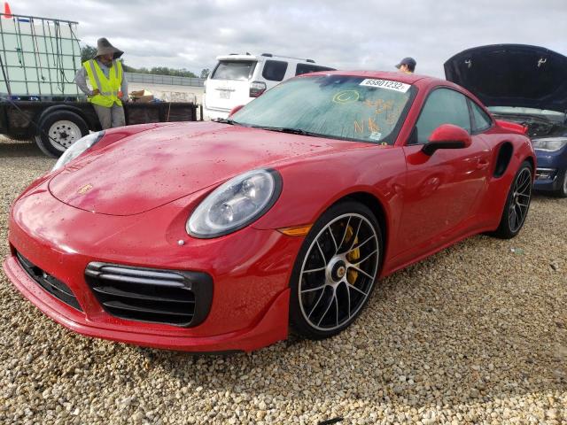 WP0AD2A95HS166869 - 2017 PORSCHE 911 TURBO RED photo 1