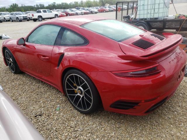 WP0AD2A95HS166869 - 2017 PORSCHE 911 TURBO RED photo 2