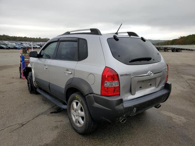 KM8JN72D85U129565 - 2005 HYUNDAI TUCSON SILVER photo 3