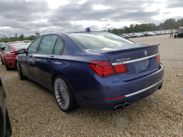 WBAYF8C55EDS17435 - 2014 BMW 750 I XDRI BLUE photo 2