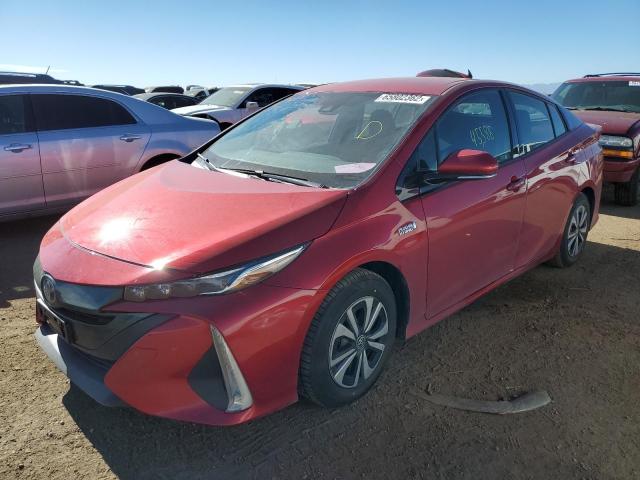 JTDKARFP5J3080460 - 2018 TOYOTA PRIUS PRIM Rot Foto 2