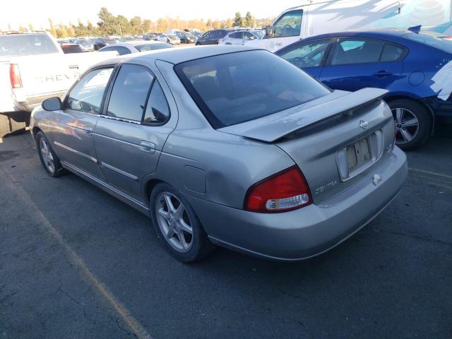 3N1BB51A3YL001247 - 2000 NISSAN SENTRA SE SILVER photo 2