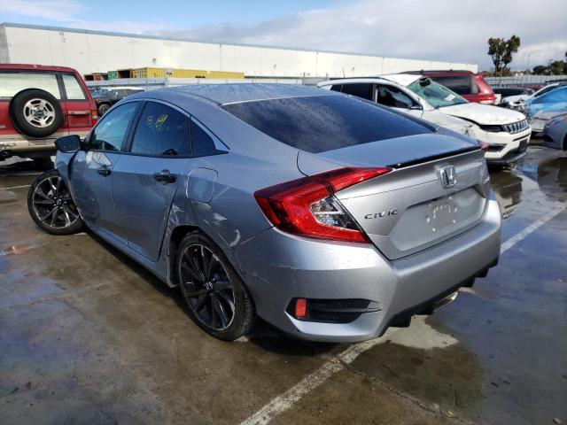 2HGFC2F81MH552765 - 2021 HONDA CIVIC SPOR SILVER photo 3