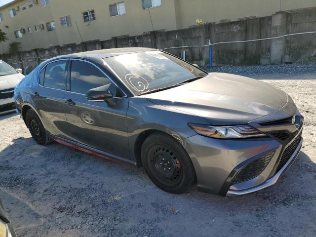 4T1K61AKXMU565217 - 2021 TOYOTA CAMRY XSE GRAY photo 4