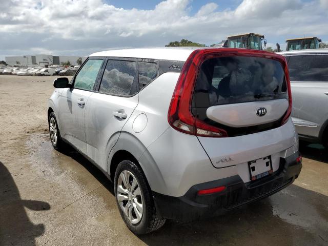 KNDJ23AU4L7081615 - 2020 KIA SOUL LX SILVER photo 3