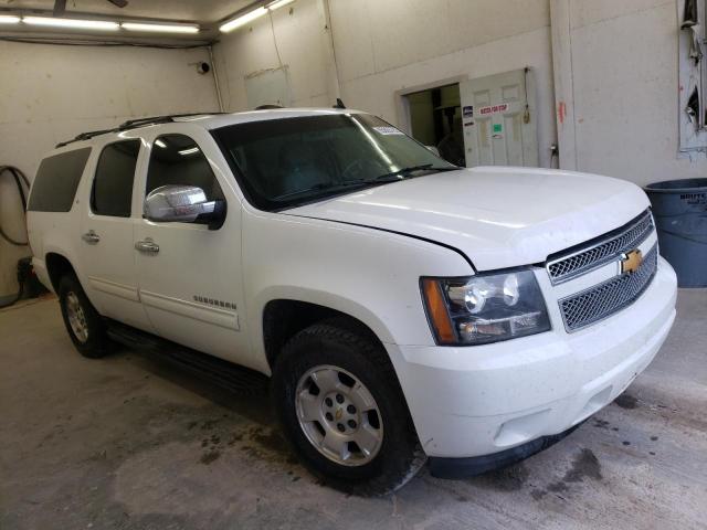 1GNSKJE74ER188062 - 2014 CHEVROLET SUBURBAN K WHITE photo 1