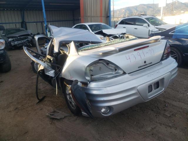 1G2NF52E11M529658 - 2001 PONTIAC GRAND AM S SILVER photo 3