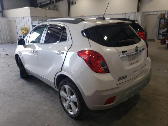 KL4CJFSB0FB158082 - 2015 BUICK ENCORE CON WHITE photo 3