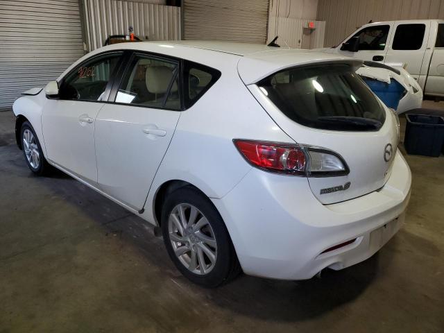 JM1BL1L73C1630124 - 2012 MAZDA 3 I WHITE photo 3