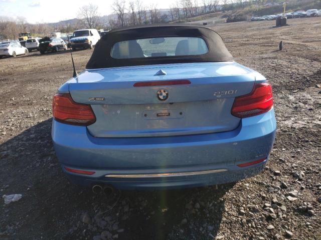 WBA2K1C56JVD41391 - 2018 BMW 230XI BLUE photo 6