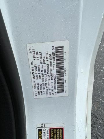1HGCT2B82DA003311 - 2013 HONDA ACCORD EXL 白色 照片 11