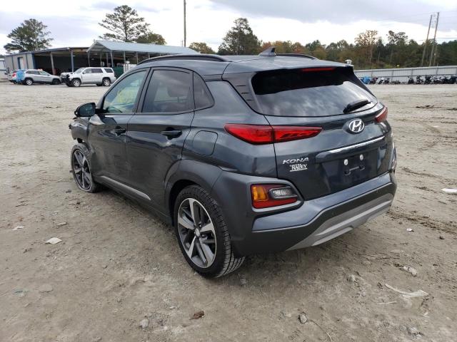 KM8K53A58KU378662 - 2019 HYUNDAI KONA ULTIM CHARCOAL photo 3