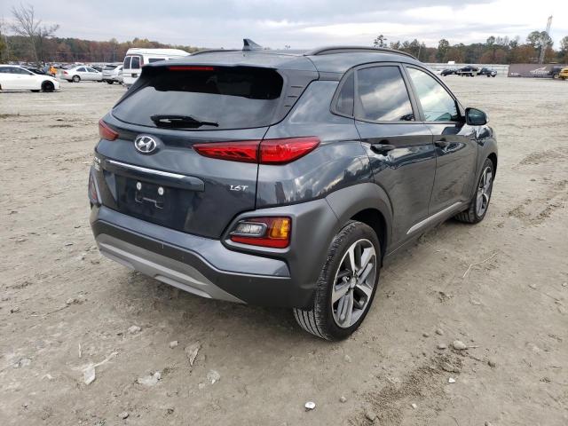 KM8K53A58KU378662 - 2019 HYUNDAI KONA ULTIM CHARCOAL photo 4