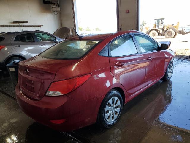 KMHCT4AEXHU****** - 2017 HYUNDAI ACCENT RED photo 4