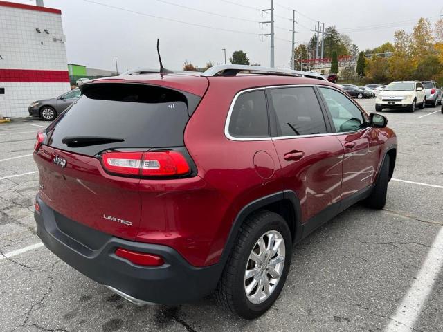 1C4PJMDS6FW765444 - 2015 JEEP CHEROKEE L RED photo 4