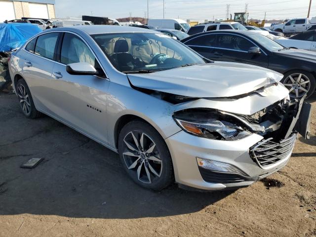 1G1ZG5ST2MF014498 - 2021 CHEVROLET MALIBU RS SILVER photo 1