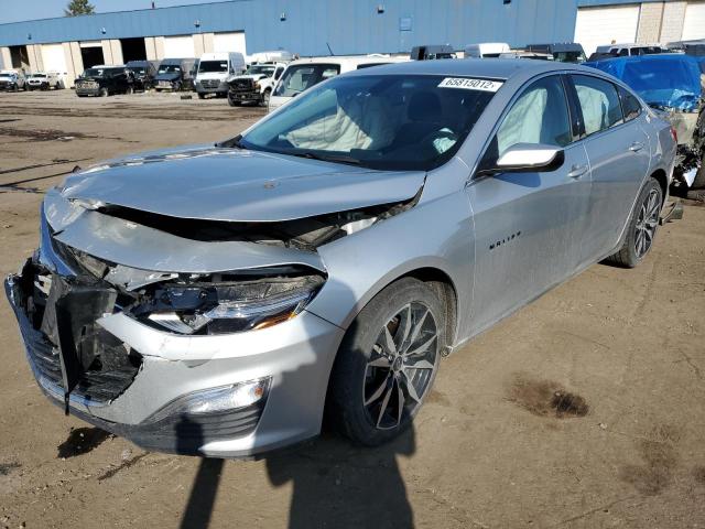 1G1ZG5ST2MF014498 - 2021 CHEVROLET MALIBU RS SILVER photo 2