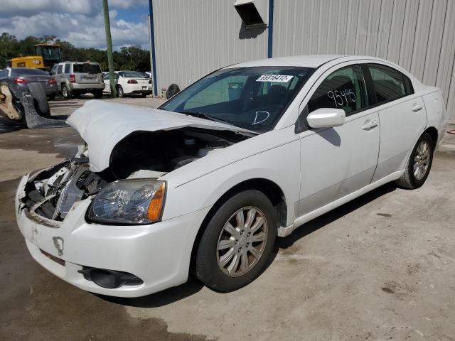 4A32B2FF6BE012442 - 2011 MITSUBISHI GALANT FE WHITE photo 2