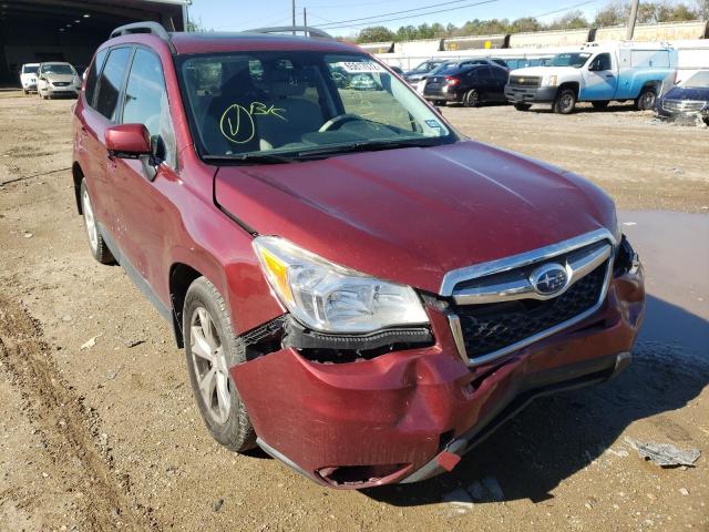JF2SJADC0FH818565 - 2015 SUBARU FORESTER 2 RED photo 1
