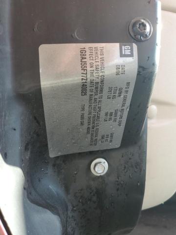 1G8AJ55F77Z140025 - 2007 SATURN ION LEVEL RED photo 10