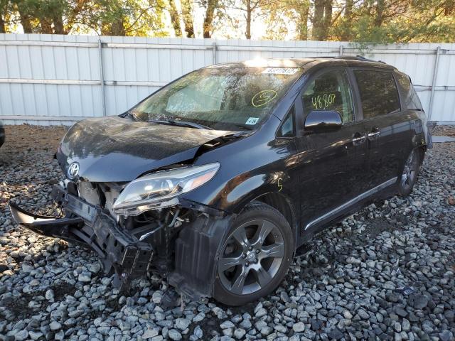 5TDXK3DC6GS737676 - 2016 TOYOTA SIENNA SE BLACK photo 2