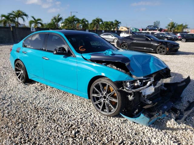 WBA8B7G31HNU38222 - 2017 BMW 340 XI TURQUOISE photo 1