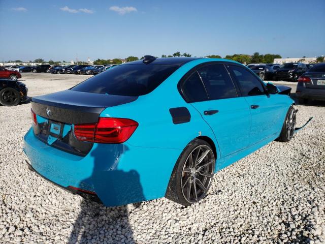 WBA8B7G31HNU38222 - 2017 BMW 340 XI TURQUOISE photo 4