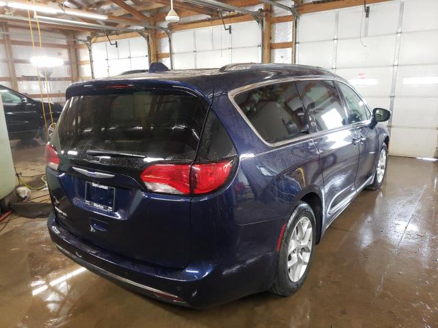 2C4RC1BG8JR270339 - 2018 CHRYSLER PACIFICA T BLUE photo 4