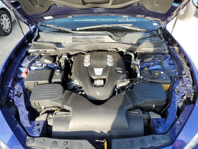 ZAM57XSA9E1107805 - 2014 MASERATI GHIBLI BLUE photo 7