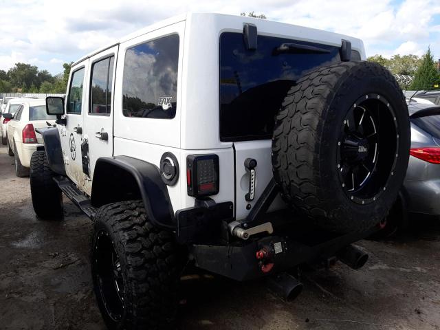 1C4BJWEG6GL342821 - 2016 JEEP WRANGLER U WHITE photo 3