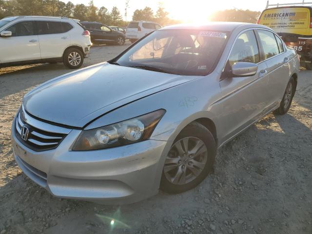 1HGCP2F6XCA210251 - 2012 HONDA ACCORD SE SILVER photo 2